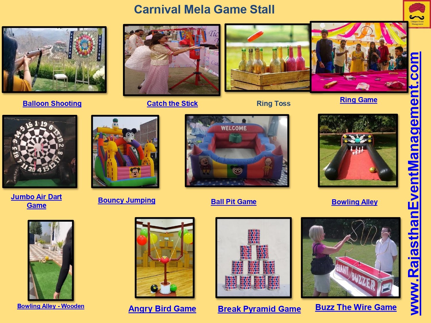 Carnival Mela Game Stall Wedding | Rajasthani Mela Carnival Stalls PAN India