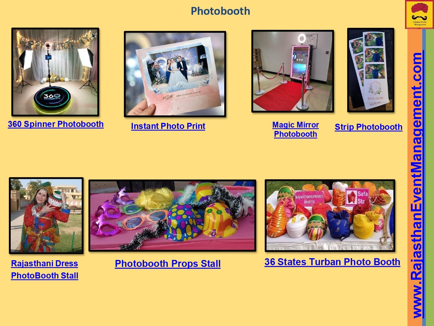 Photobooth Wedding Carnival Stall | Rajasthani Mela Carnival Stalls PAN India