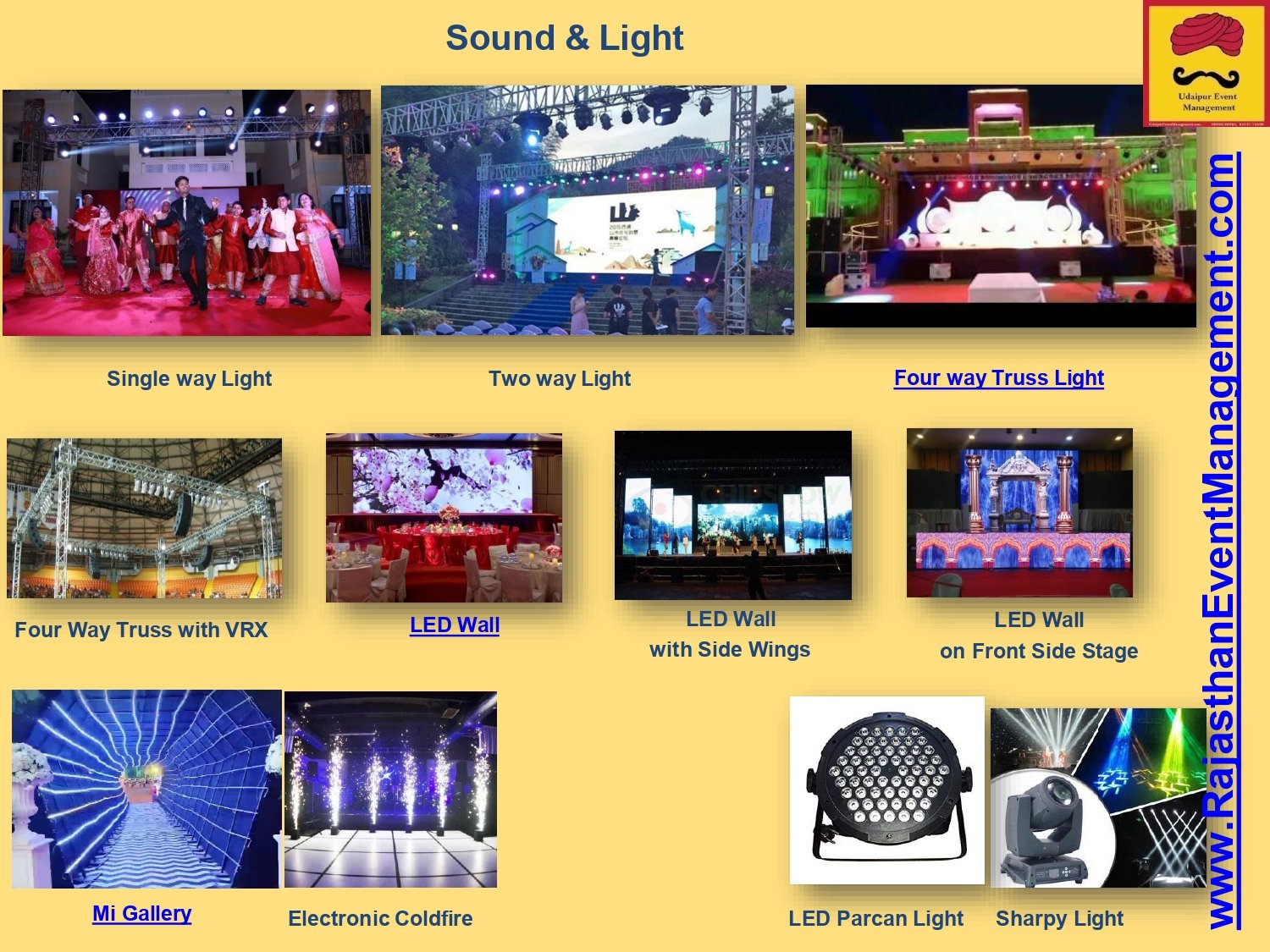 Sound Light Wedding Event | Rajasthani Mela Carnival Stalls PAN India